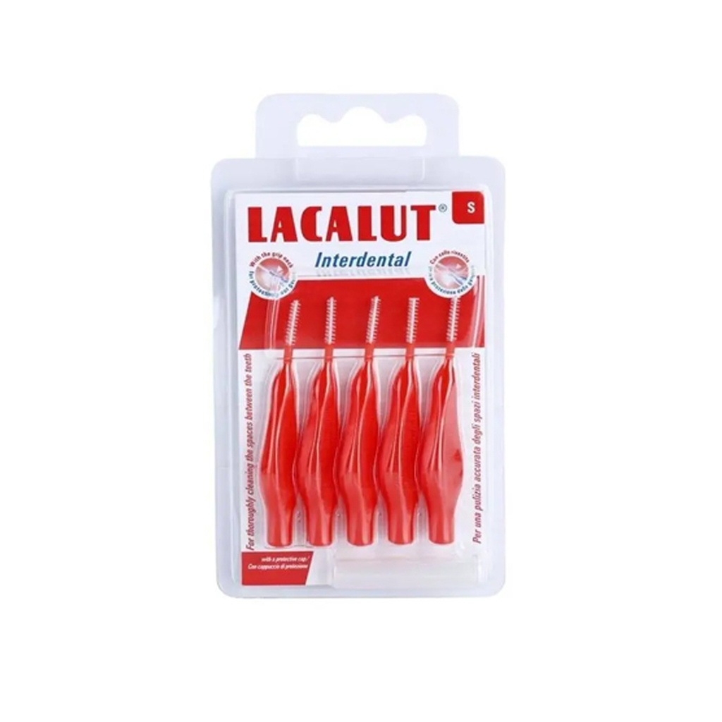 Lacalut interdental brush S ( 2.4 mm ) Red