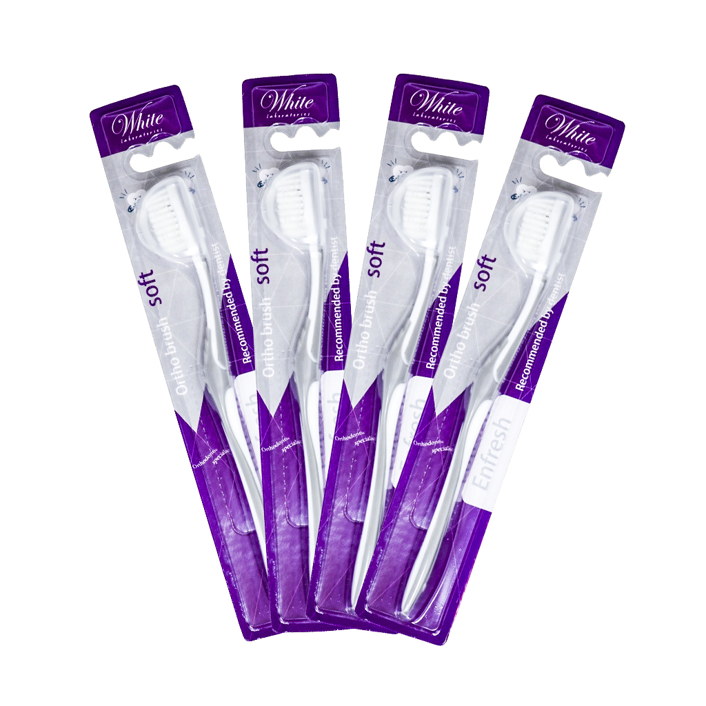 Orthodontic silver toothbrush